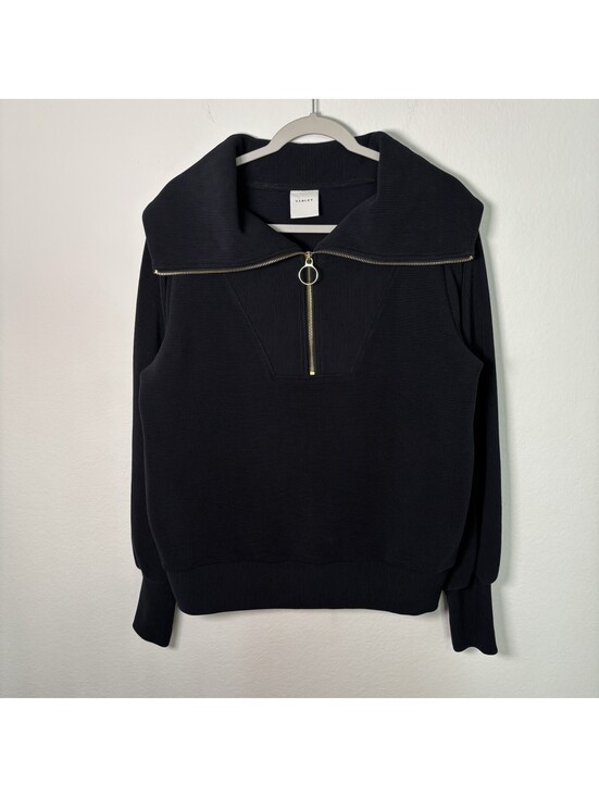 Varley Tops - Varley Vine Half Zip Pullover Black Women’s Size S Oversized Amazing Condition